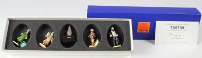 TINTIN - Les 7 Boules de Cristal. Coffret...