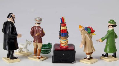 TINTIN - Les 7 Boules de Cristal. Coffret...