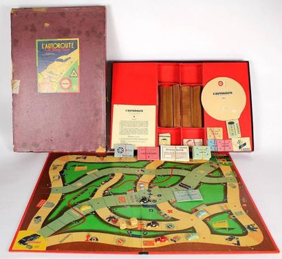 L'AUTOROUTE - Jeu de Société. Notice de jeu....