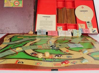 L'AUTOROUTE - Jeu de Société. Notice de jeu....