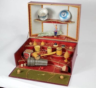Coffret de tours de magie. Intitulé 