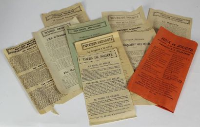 Coffret de tours de magie. Intitulé 