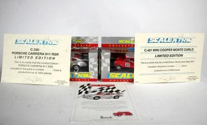 Scalextric
Ensemble (x2) de deux voitures...