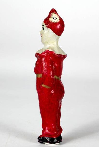 BON DUFOUR. CLOWN Blanc - Papier mâché peint....