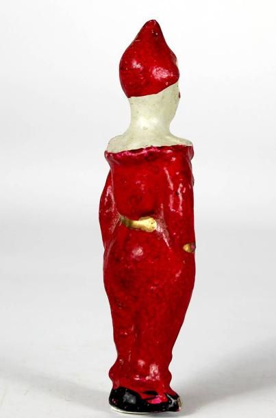 BON DUFOUR. CLOWN Blanc - Papier mâché peint....
