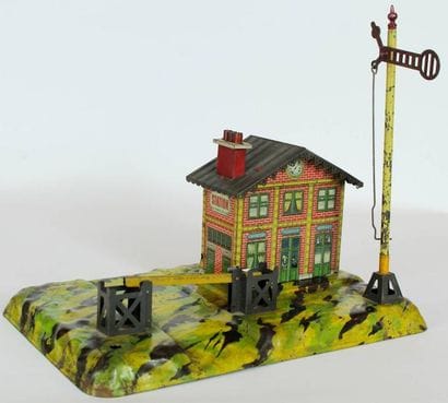 CR (Charles ROSSIGNOL)
Gare (toît gris) tôle...