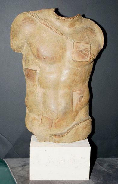MITORAJ Igor, 1944-2014 Persée, torse bronze...