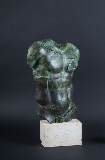 MITORAJ Igor, 1944-2014 Persée, torse bronze...