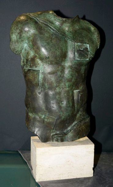 MITORAJ Igor, 1944-2014 Persée, torse bronze...
