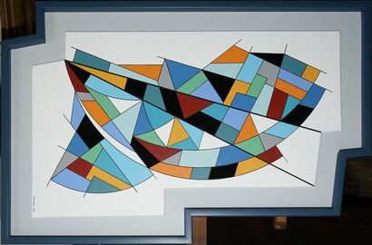 SECLET Jean-Marie, né en 1943 Abstraction...