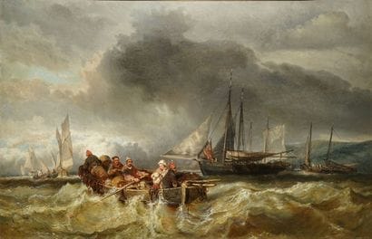 LE POITTEVIN Eugène, 1806-1870 Voiliers et...