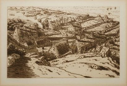 RIVIÈRE Henri, 1864-1951 Village de Launay,...