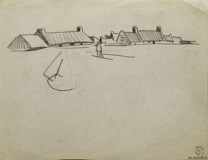 MÉHEUT Mathurin, 1882-1958 Hameau breton...