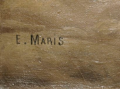 MARIS Emmanuel, XIXe siècle Raisins, pêches...
