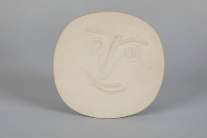 PICASSO Pablo, 1881-1973 Visage, 1960 assiette...
