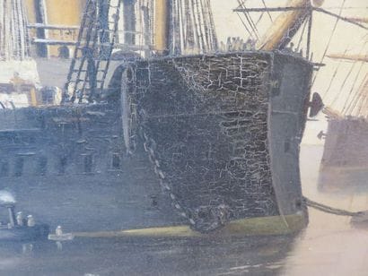 RUMINY Heloïse (XIXe siècle) Escadre au mouillage...