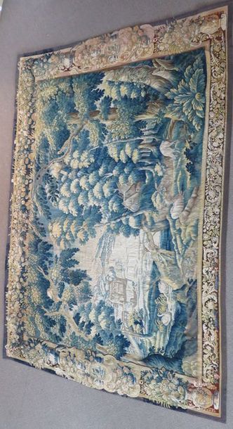 AUBUSSON Importante tapisserie Au premier...