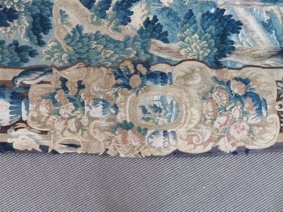 AUBUSSON Importante tapisserie Au premier...