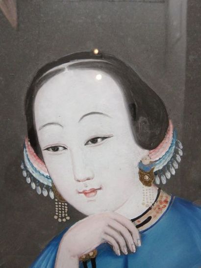 Ecole chinoise de la première moitié du XIXe...