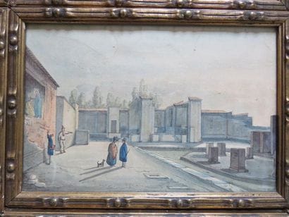 Vues de Pompéï Suite de quatorze estampes...