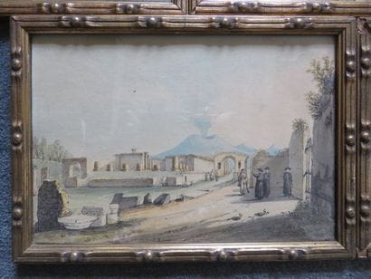 Vues de Pompéï Suite de quatorze estampes...