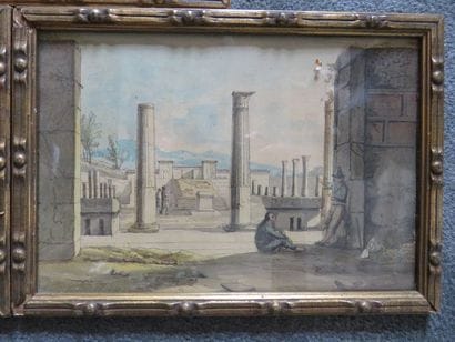 Vues de Pompéï Suite de quatorze estampes...