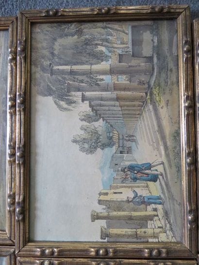 Vues de Pompéï Suite de quatorze estampes...