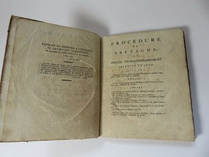 Collectif, sans éditeur Procédure de Bretagne,...