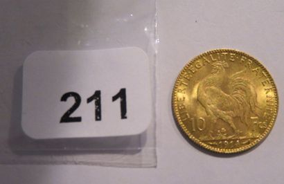 Monnaie or - 10 Francs Coq 1914 TTB+ Vendu...