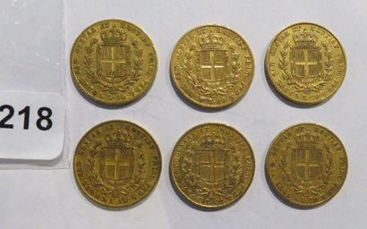 Monnaies or - Italie (Maison de Savoie) -...