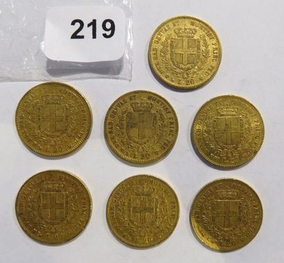 Monnaies or - Italie (Maison de Savoie) -...