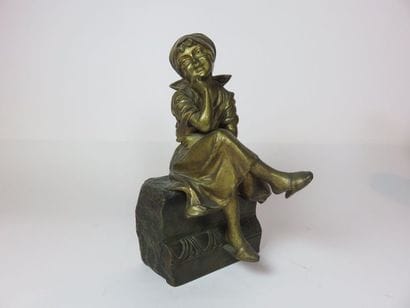 NERI, XIXe-XXe siècle Jeune fille souriante...