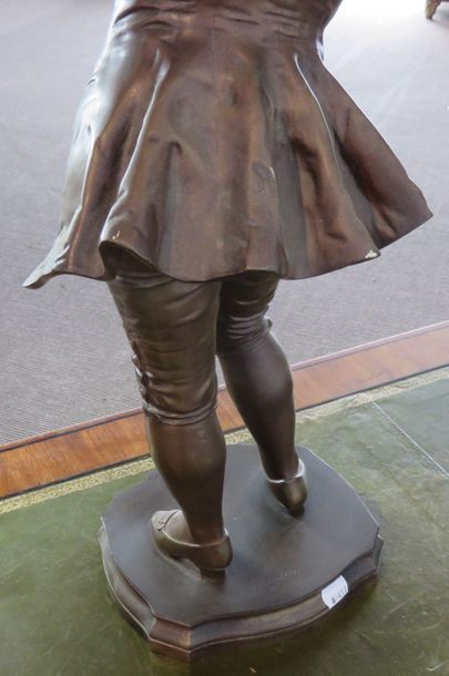 D'après GUEYTON Mozart en pied jouant du...
