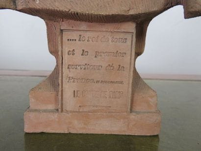 D'après Adolphe MAUBACH Buste du Comte de...