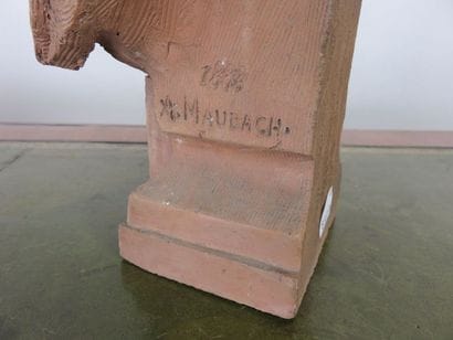 D'après Adolphe MAUBACH Buste du Comte de...