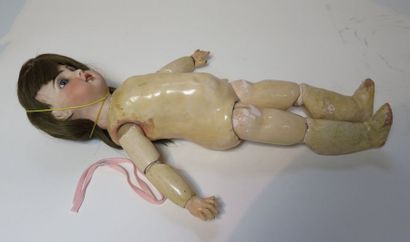 Poupée Jumeau, tête porcelaine, taille 5,...
