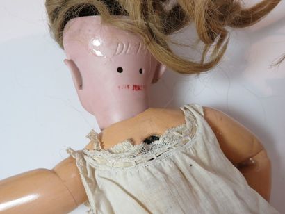 Poupée DEP, tête porcelaine, tampon Jumeau,...