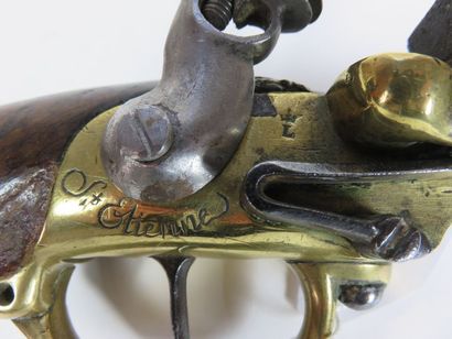 Pistolet d'arçon à silex modèle 1777, 2e...