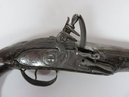Pistolet à silex pour l'export Platine avec...