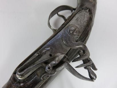 Pistolet à silex pour l'export Platine avec...