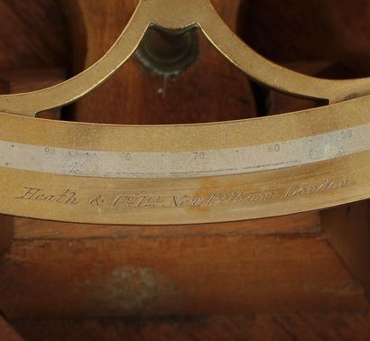 Quintant. Châssis en bronze constitué, pour...