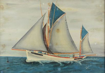 Portait du dundée thonier, de Concarneau...