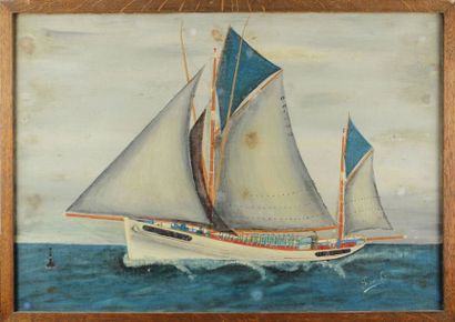 Portait du dundée thonier, de Concarneau...