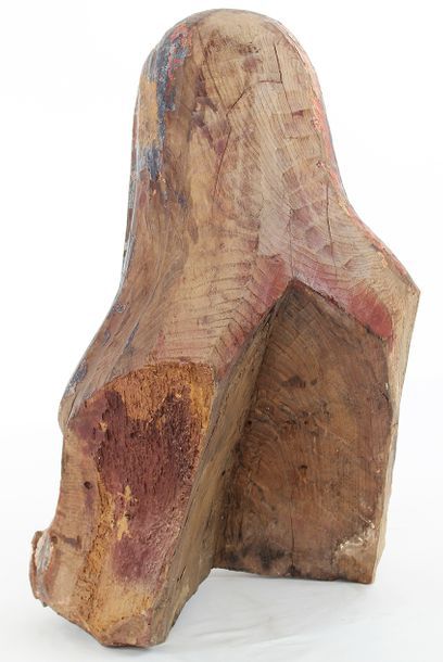 Sculpture d'une jeune femme en buste, la...