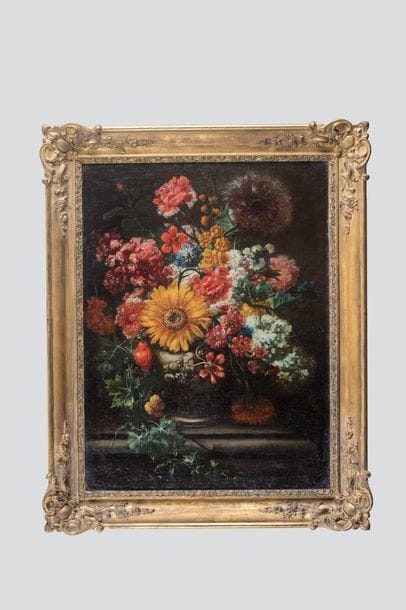 École française du XIXe siècle Bouquet de...
