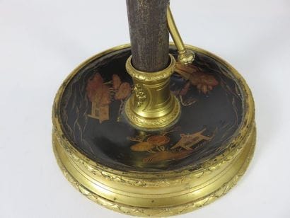 BOIN-TABURET, Paris Briquet de salon en bronze...