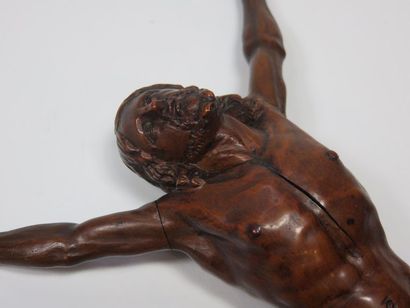 Christ en buis sculpté - XVIIIe siècle (restauration...