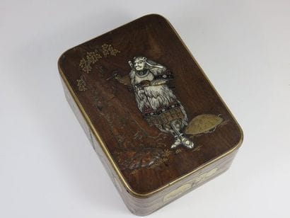 JAPON - Epoque MEIJI (1868-1912) Boîte en...
