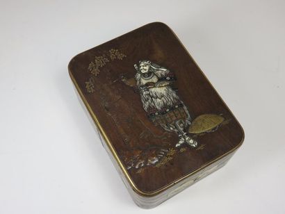JAPON - Epoque MEIJI (1868-1912) Boîte en...