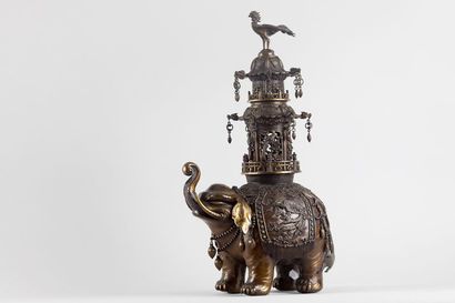 JAPON - Epoque MEIJI (1868-1912) Brûle-parfum...